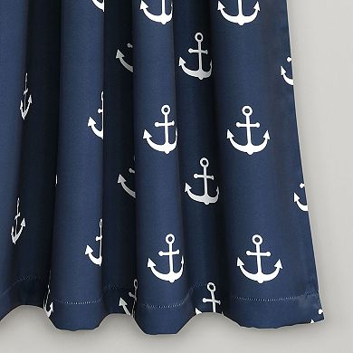 Lush Decor 2-pack Anchor Room Darkening Window Curtain Set