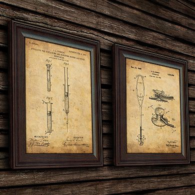 "Nurse" 2 Piece Framed US Patent Set Wall Art