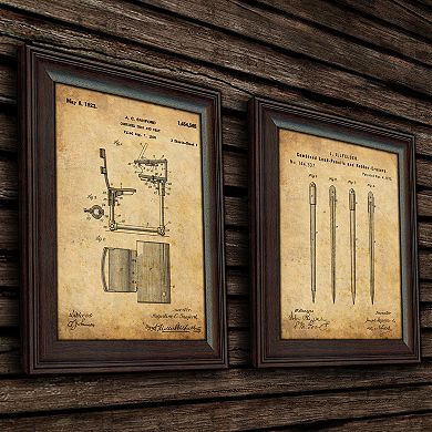 "Teacher" 2 Piece Framed US Patent Set Wall Art