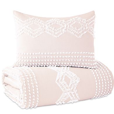 Peri Cut Geo King Comforter Set