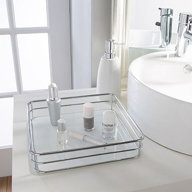 ELLE Limoges Collection Square Vanity Tray