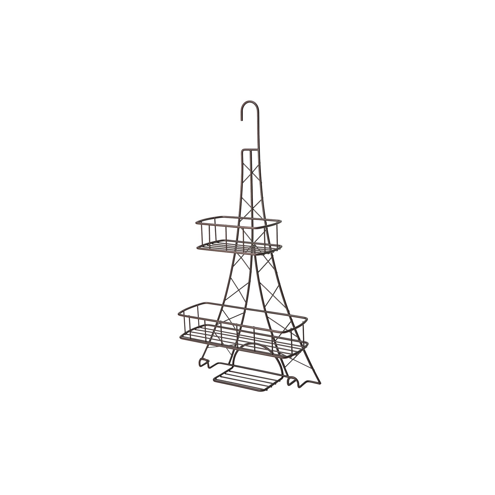 ELLE Ville Des Lumieres Collection Eiffel Tower Shower Caddy, Yellow