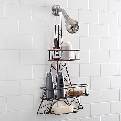 Elle Decor Ville Des Lumieres Collection Eiffel Tower Shower Caddy