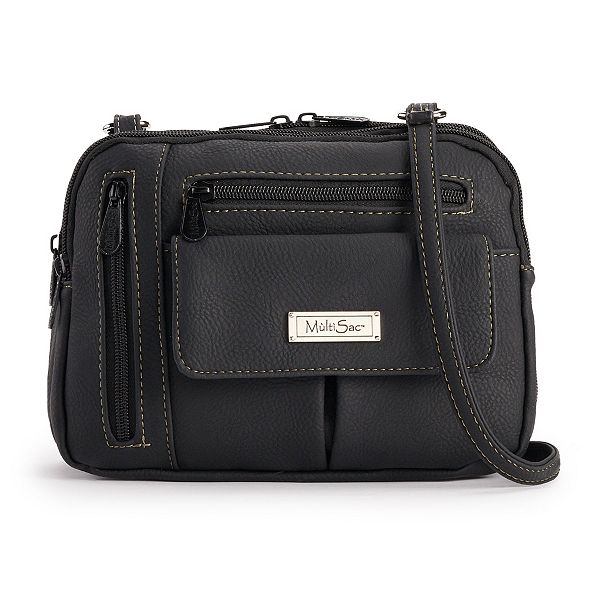 MultiSac Women's Summerville East West Crossbody Bag Cross Body, Black, One  Size : : Clothing, Shoes & Accessories