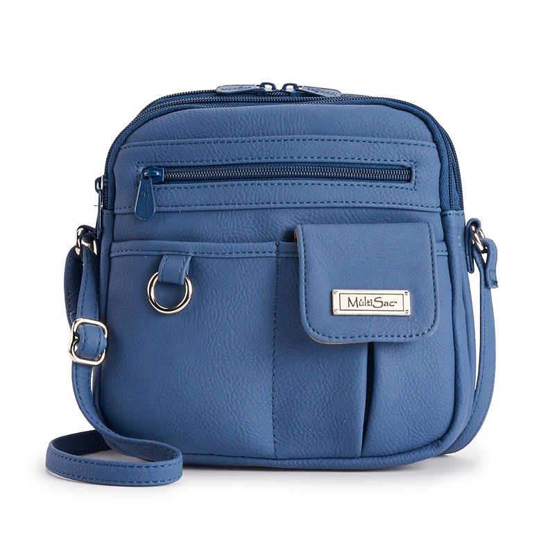 Womens MultiSac N/S Zip Around Crossbody Bag, Blue