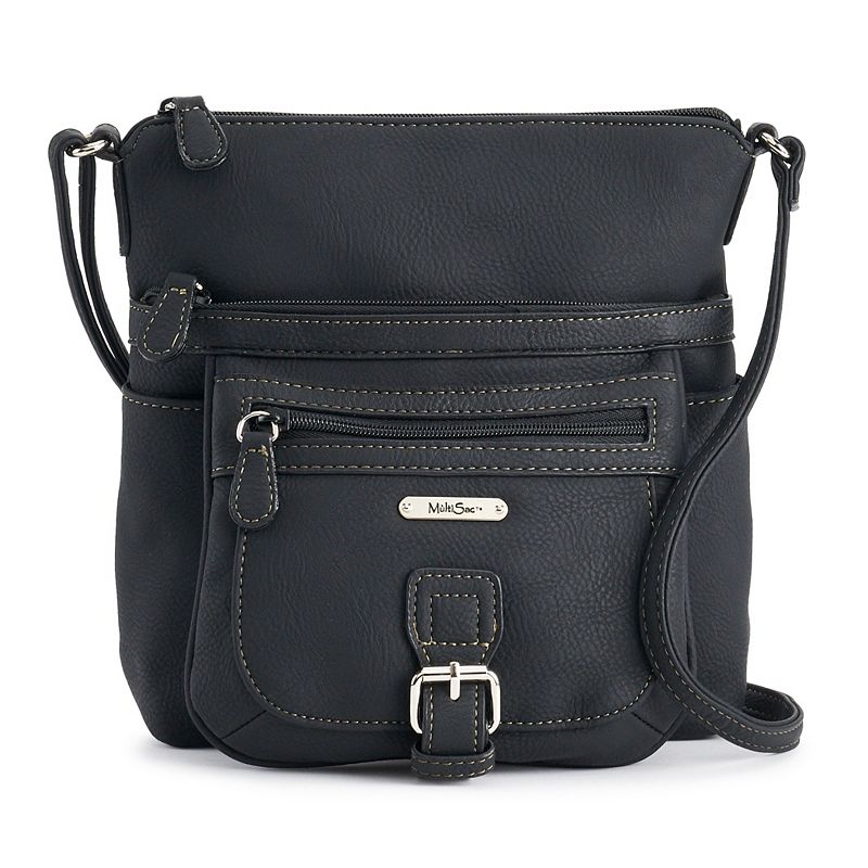 Womens MultiSac Flare Crossbody Bag, Black