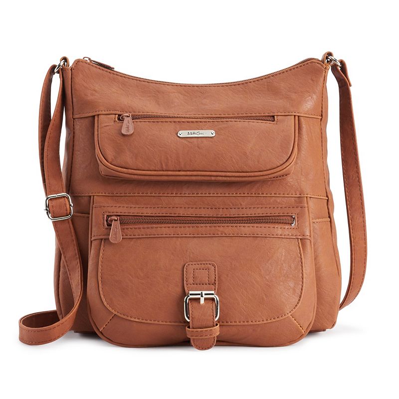 Womens MultiSac Flare Shoulder Bag, Brown