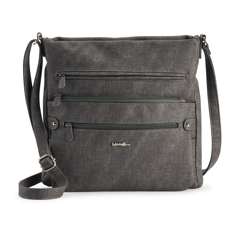 Womens MultiSac Lorraine Crossbody Purse, Black