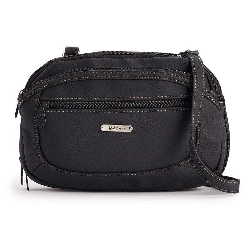 Womens MultiSac Terabyte Mini Crossbody Bag, Black