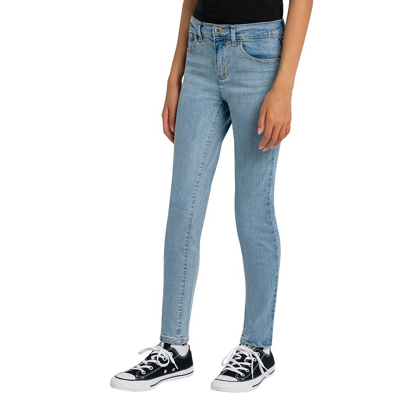 Girls 7-16 Levis 710 Super Skinny Fit Jeans, Girls, Light Blue