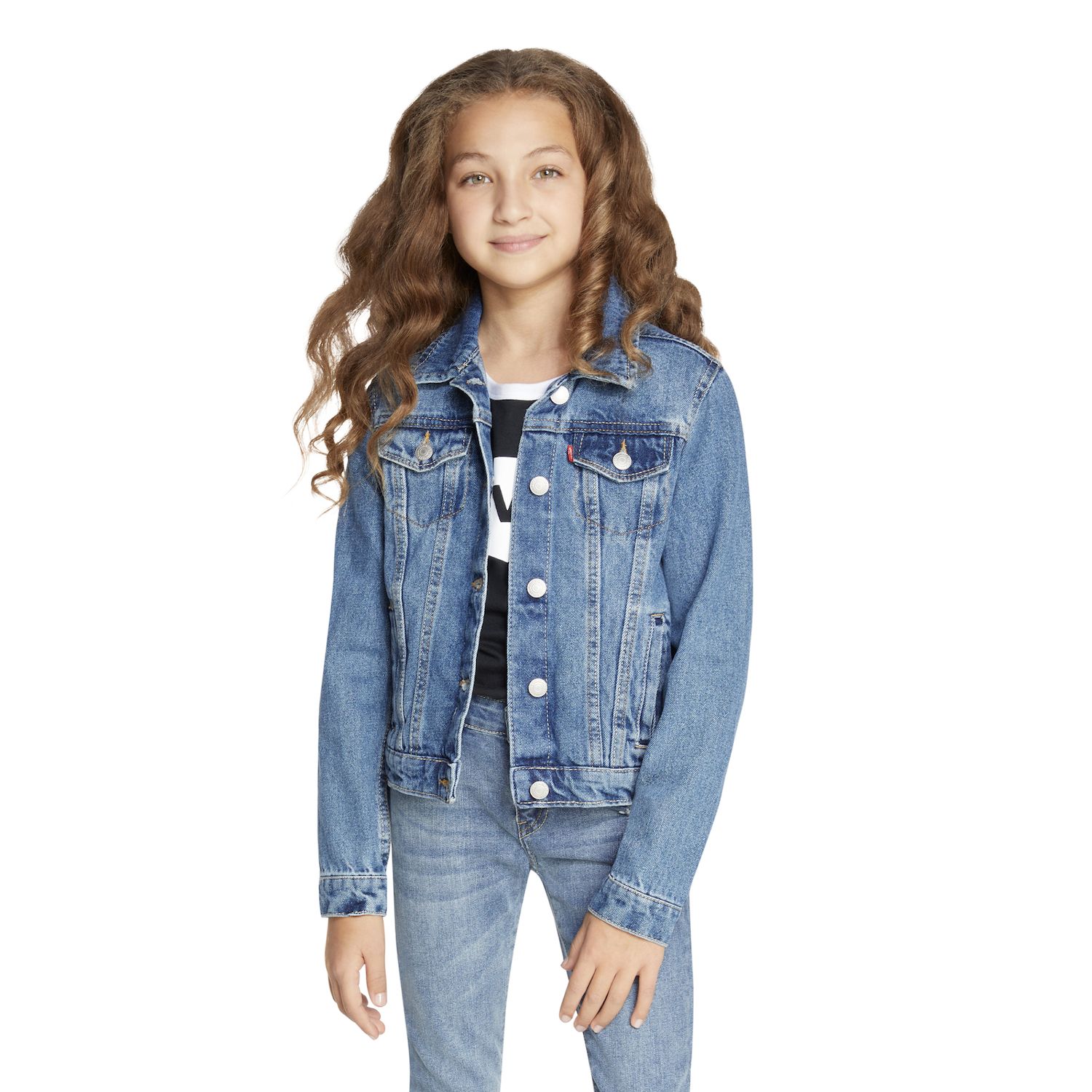 kohls girls jean jacket