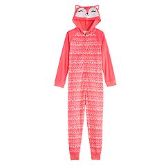 Girls Orange Kids One Piece Pajamas Sleepwear Clothing Kohl S