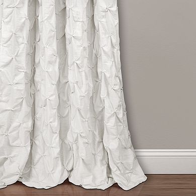 Lush Decor Ravello Pintuck Window Curtain