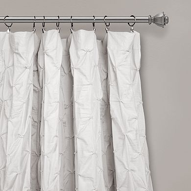 Lush Decor Ravello Pintuck Window Curtain