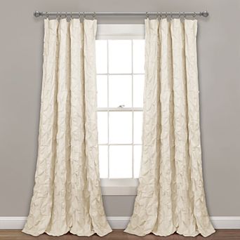 Lush Decor Ravello Pintuck Window Curtain