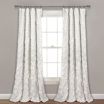 Lush Decor Ravello Pintuck Window Curtain