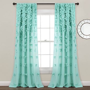 Lush Decor Riley Window Curtain Panel