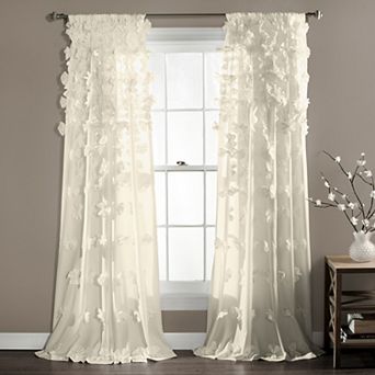 Lush Decor Riley Window Curtain Panel