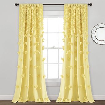 Lush Decor Riley Window Curtain Panel