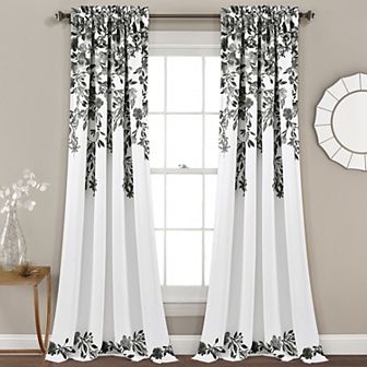 Lush Decor Tanisha Room Darkening Window Curtains Set
