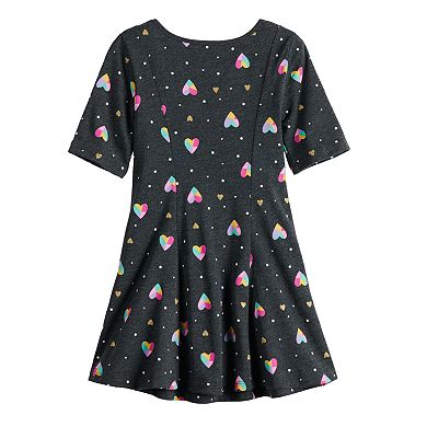 Toddler Girl Jumping Beans® Printed Princess Seam Dress