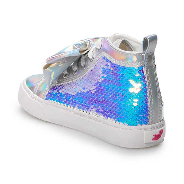 iridescent sequin heels