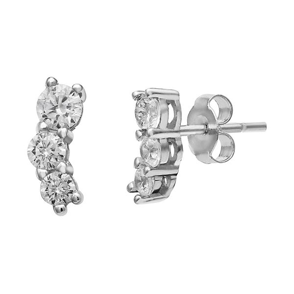 PRIMROSE Curved Crawler Earrings