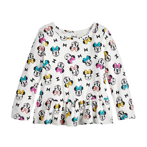 Disney's Minnie Mouse Toddler Girl Peplum-Hem Tee by Jumping Beans®