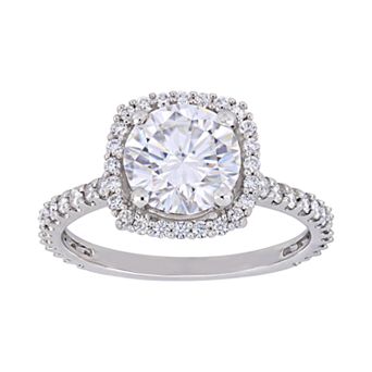 Stella Grace 10k Rose Gold Lab Created Moissanite Engagement Ring