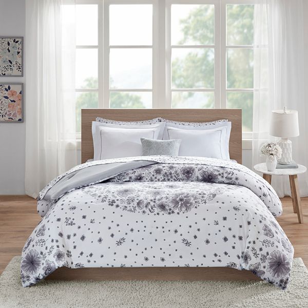 Intelligent Design Lia Medallion Floral Comforter Set with Sheets and ...