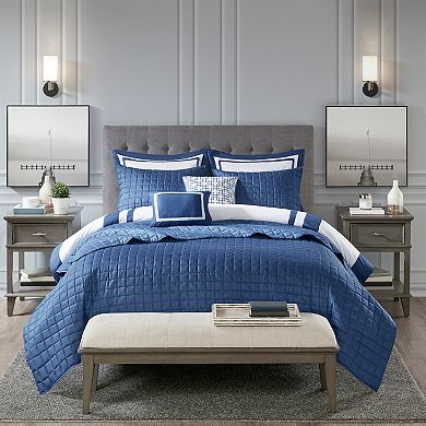 Madison Park Lexington 8-Piece Comforter and Coverlet Set Collection