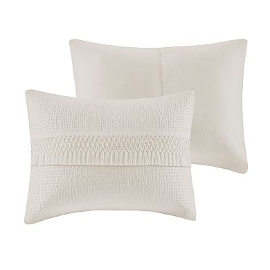 Madison Park Joelie 3-Piece Cotton Seersucker Comforter Set