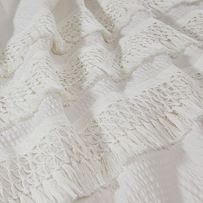 Madison Park Joelie 3-Piece Seersucker Cotton Comforter Set with Shams