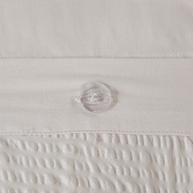 Madison Park Joelie 3 Piece Seersucker Duvet Cover Set