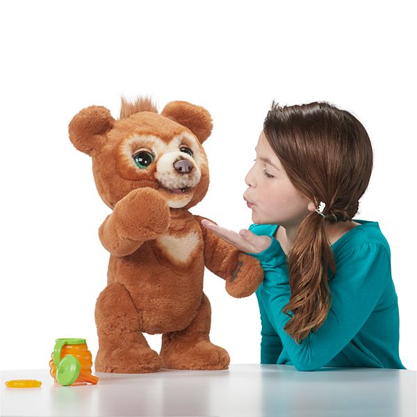 cubby the curious bear interactive plush