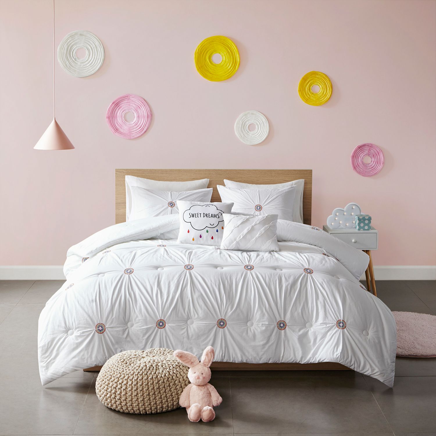 Urban Habitat Kids Alice Cotton Embroidered Comforter Set With