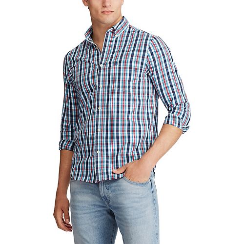 chaps mens button down shirts