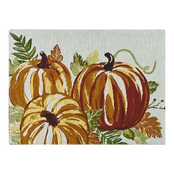 Celebrate Together™ Fall Harvest Pumpkin Tapestry Placemat