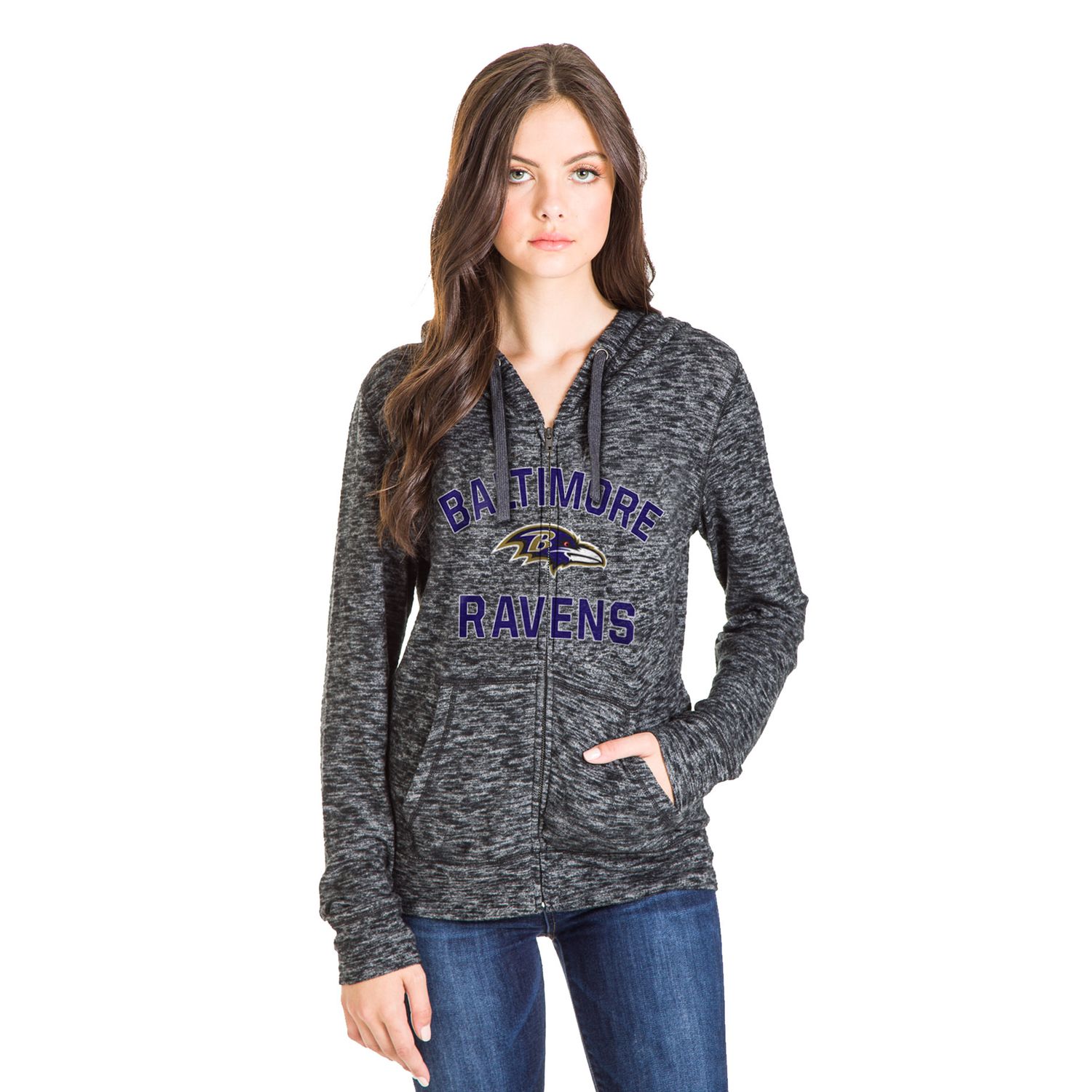 ravens zip up hoodie