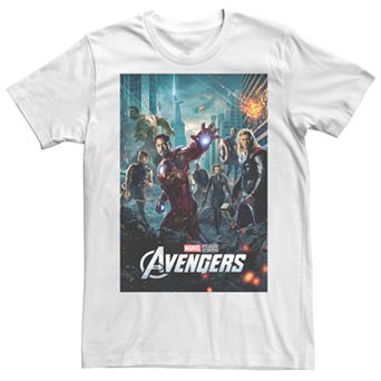 Men's Marvel Studios Avengers Movie Poster Group Shot Tee