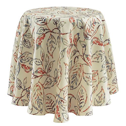 Celebrate Fall Together Lace Leaves Tablecloth