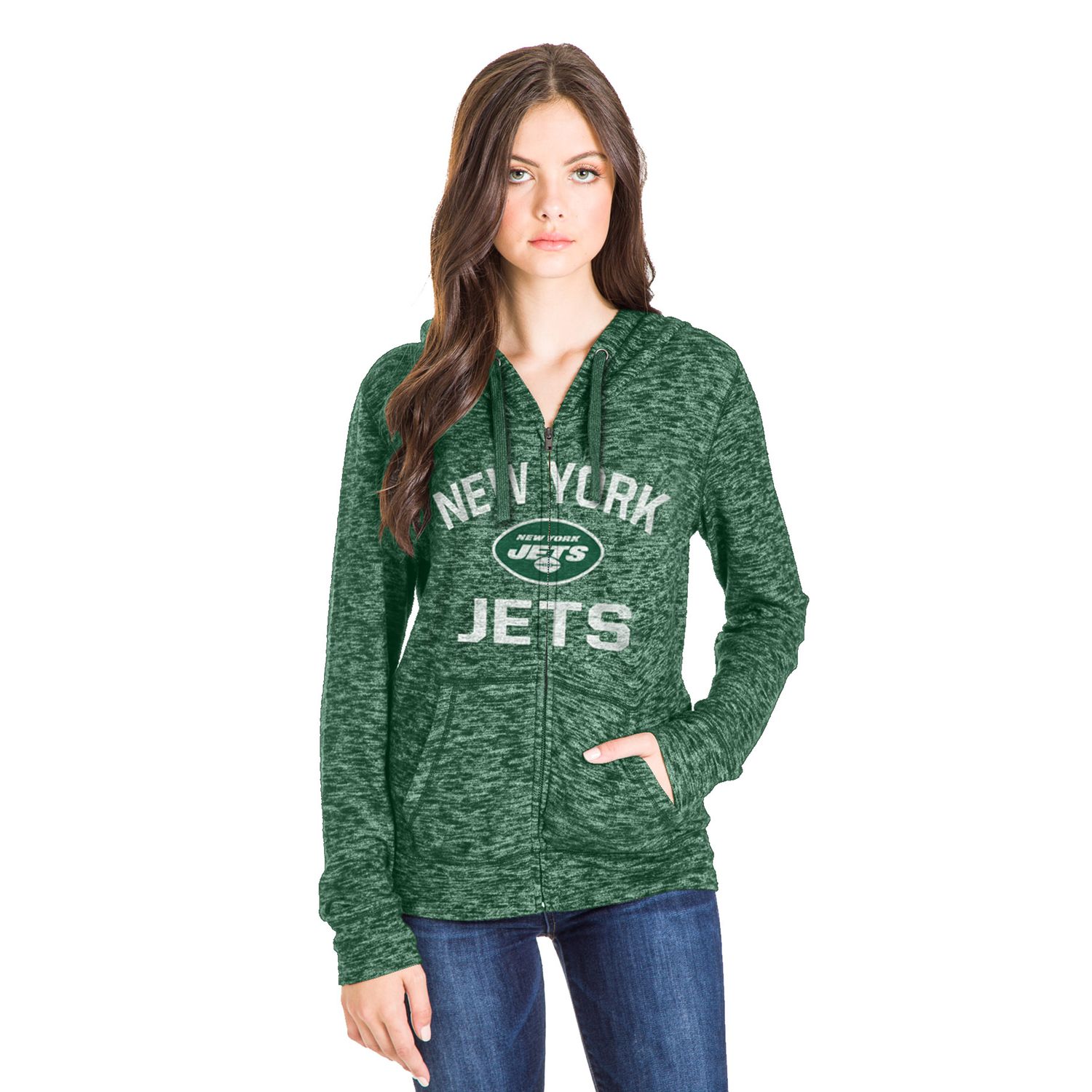 Women's New York Jets Zip-Up Hoodie
