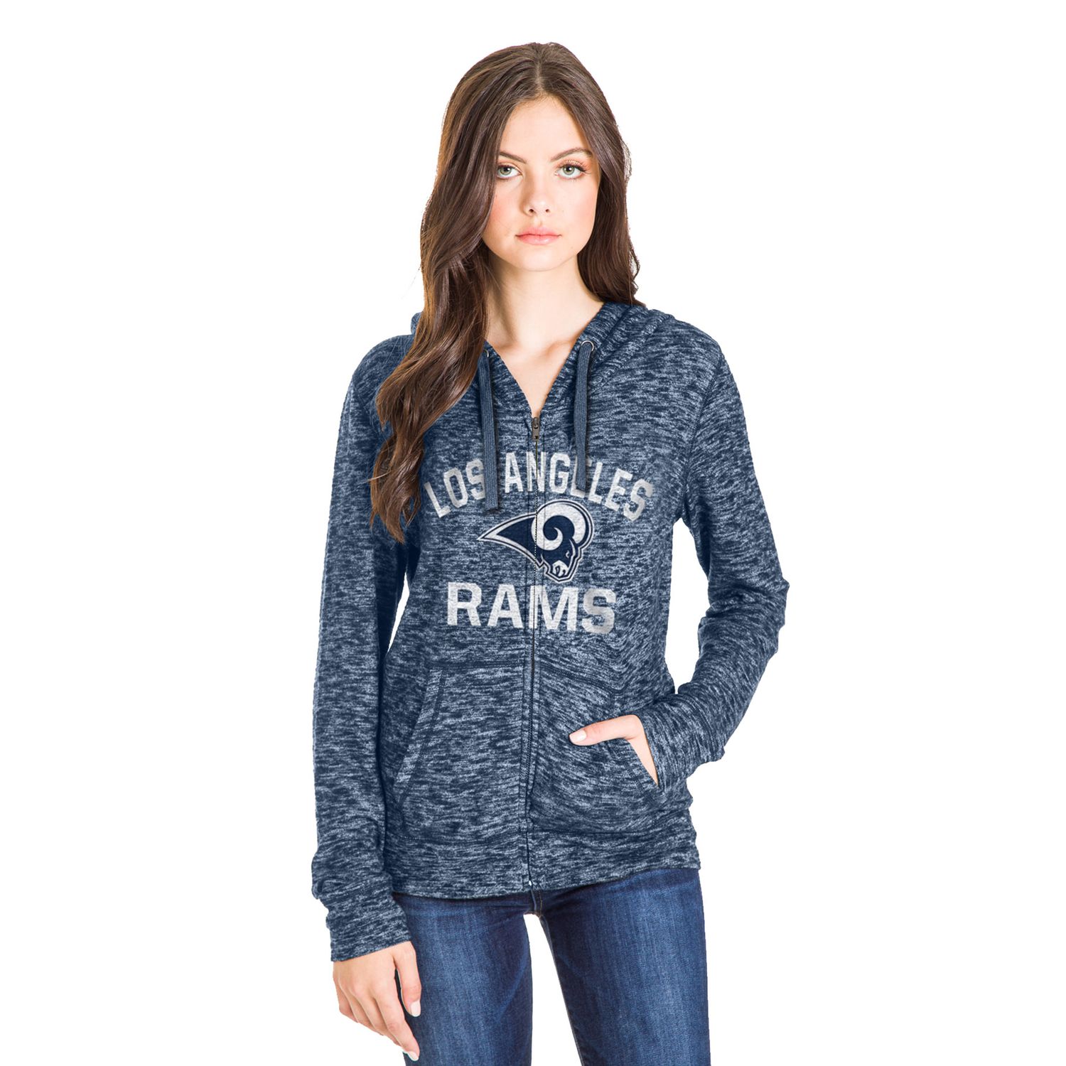 rams zip up hoodie