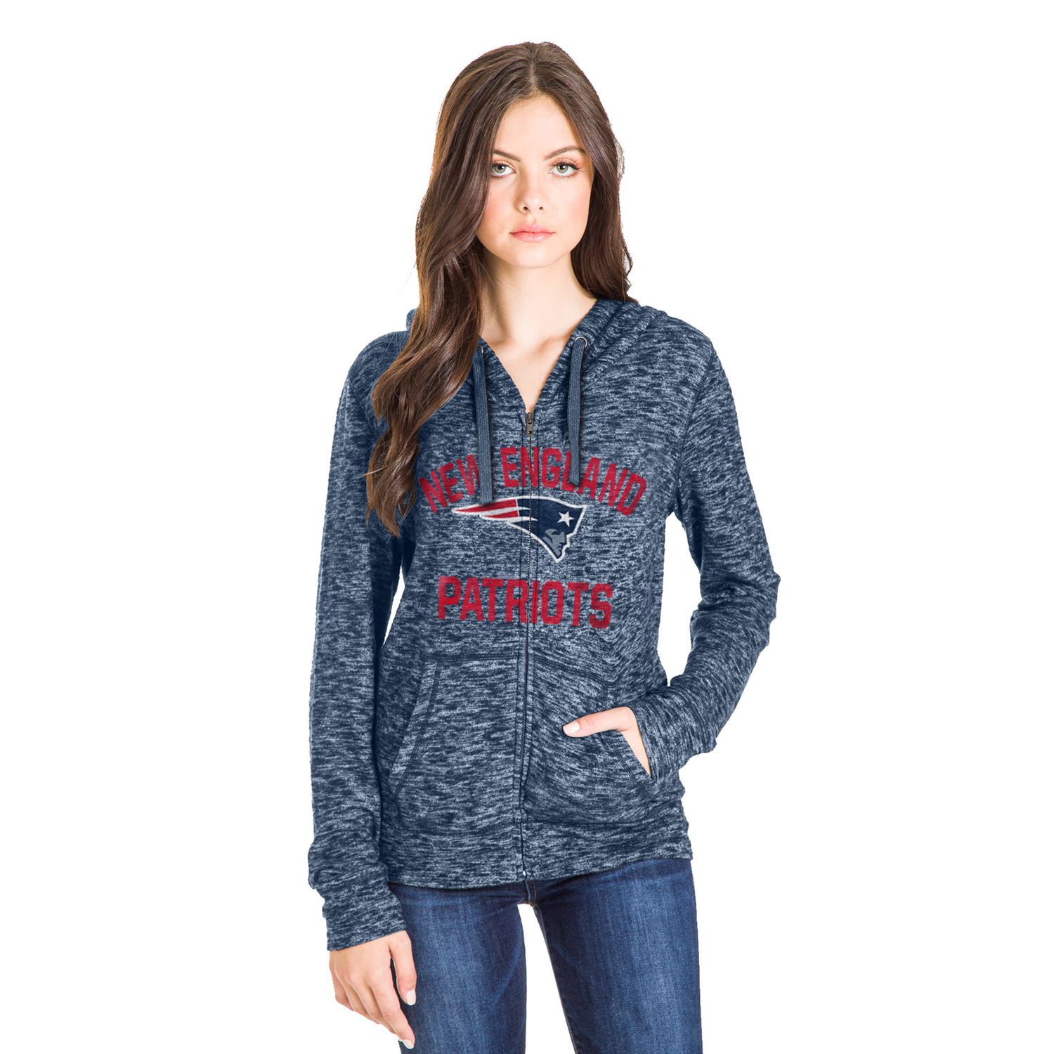 patriots zip up sweatshirt