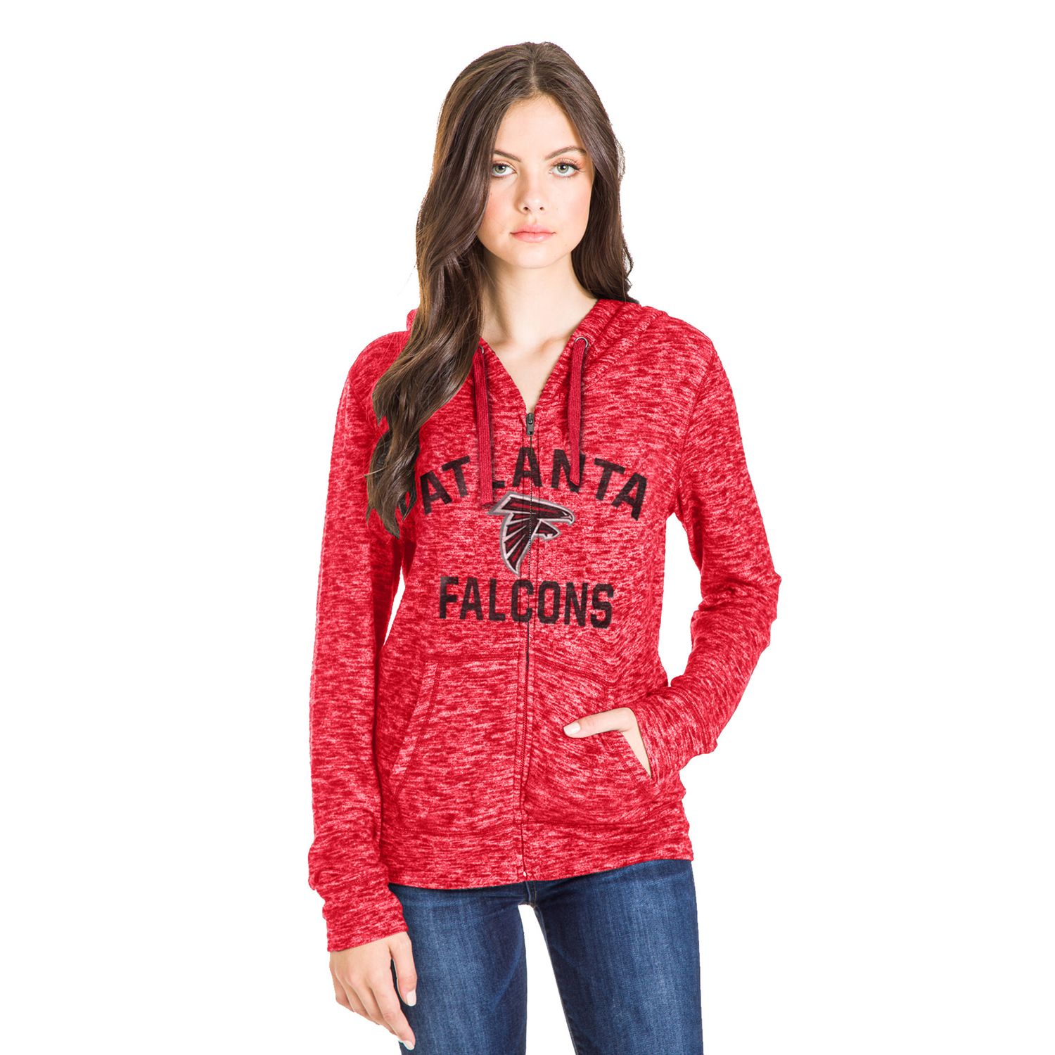 falcons zip up hoodie