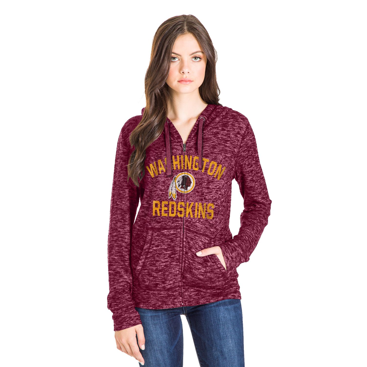 washington redskins zip up hoodie