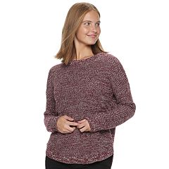 Juniors' SO® Shirttail Hem Pullover Sweater