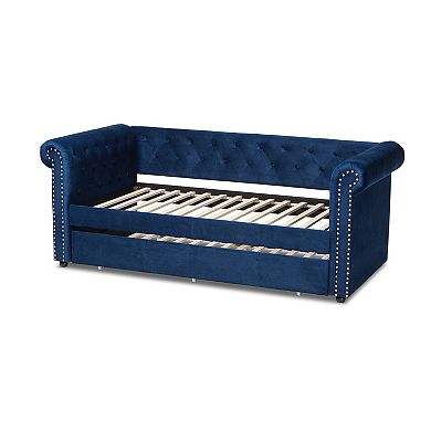 Baxton Studio Mabelle Trundle Daybed