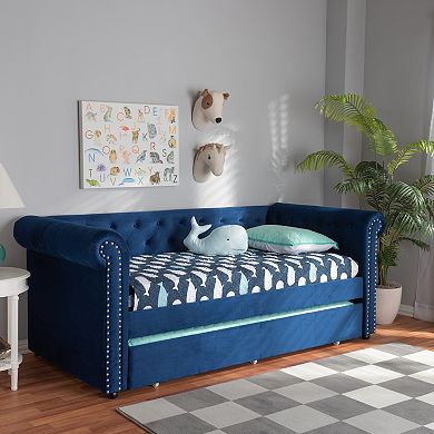 Baxton Studio Mabelle Trundle Daybed