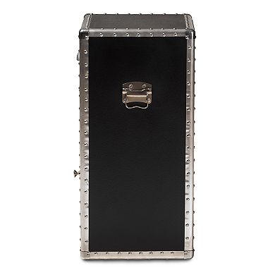 Baxton Studio Cosette Silver Cabinet